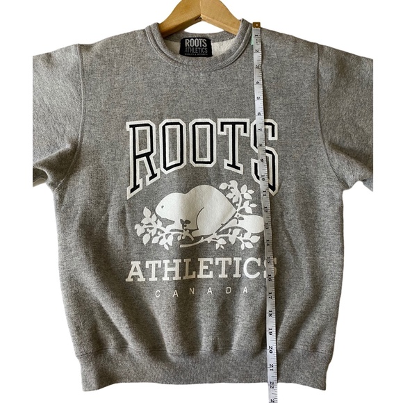 Vintage 90s Roots Canada Salt Pepper Crewneck XS - Picture 9 of 9
